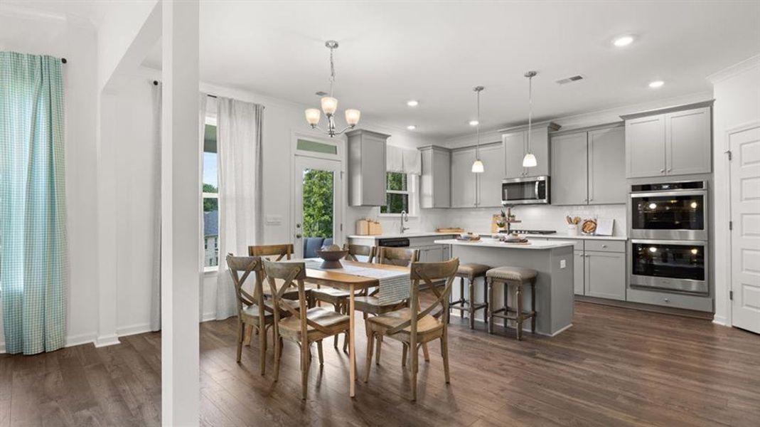 Furnished interior view inside a new home in Westland, Bogart (Image 7).