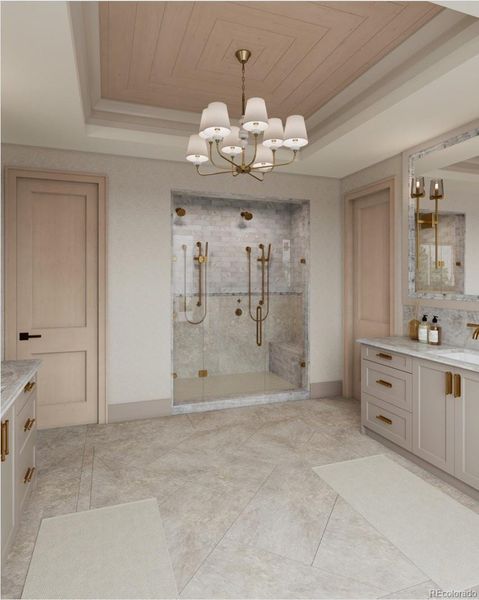 Furnished interior view inside a new home in , Castle Rock (Image 5).