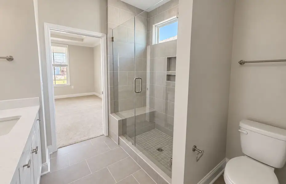 Furnished interior view inside a new home in Del Webb Wilmington at Mallory Creek, Leland (Image 13).