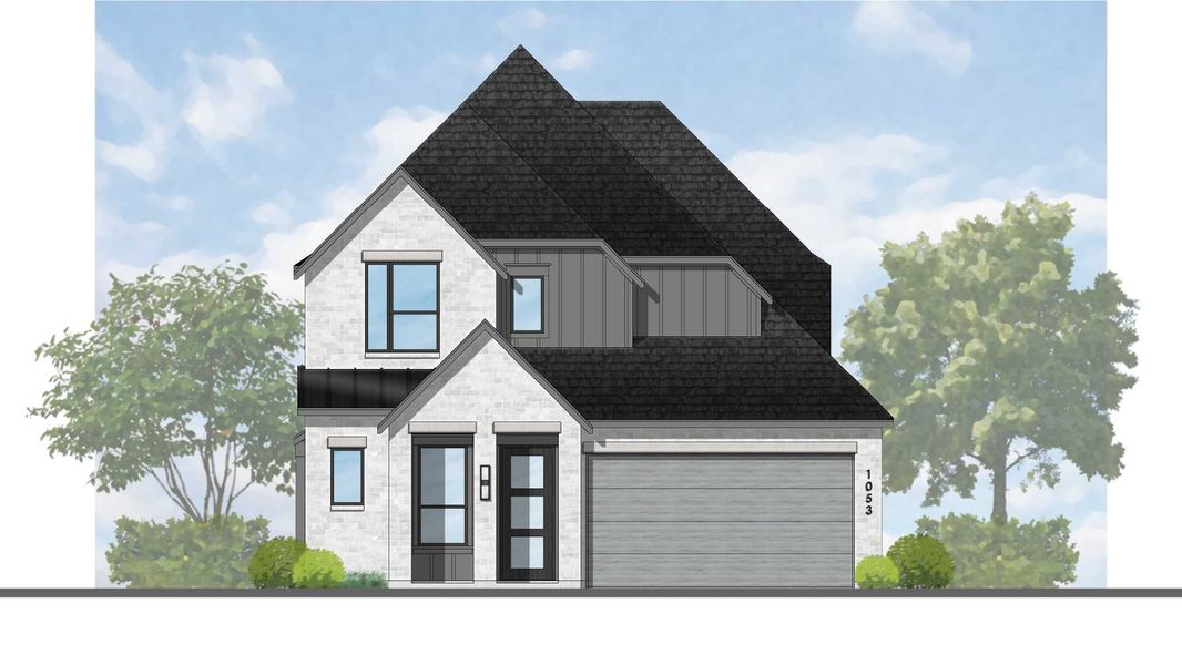 Representative Elevation - some options shown