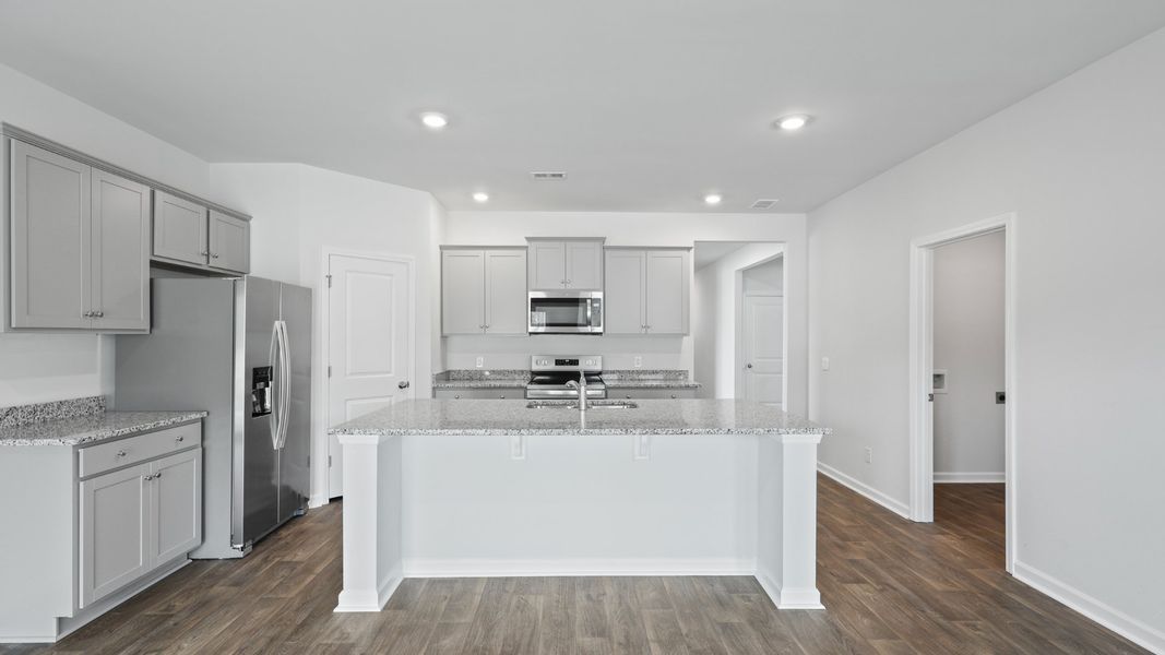 Representative furnished interior of a home built from the DARBY-EXP by D.R. Horton in Hillcrest, Ravenel (Image 7).