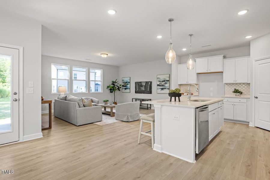 Furnished interior view inside a new home in Gregory Village, Lillington (Image 107).