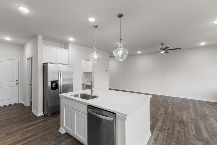 Furnished interior view inside a new home in Halton Oaks, Spartanburg (Image 5).