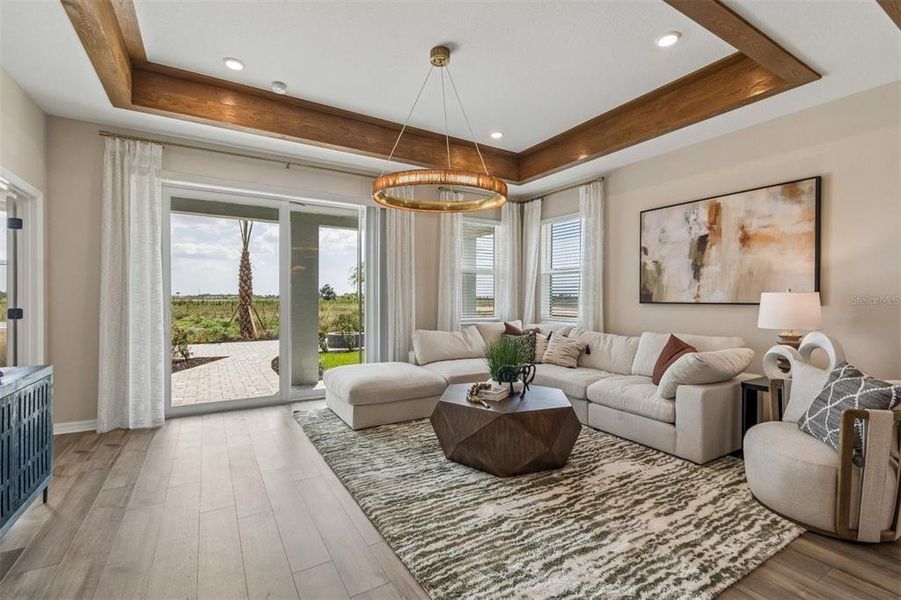 Furnished interior view inside a new home in Coasterra, Palmetto (Image 25).
