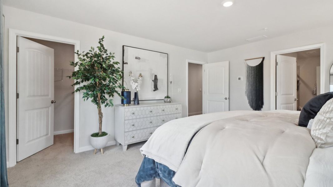 Furnished interior view inside a new home in Townes at Asbury, Hapeville (Image 19). Furnished interior view inside a new home in Townes at Asbury, Hapeville (Image 19).