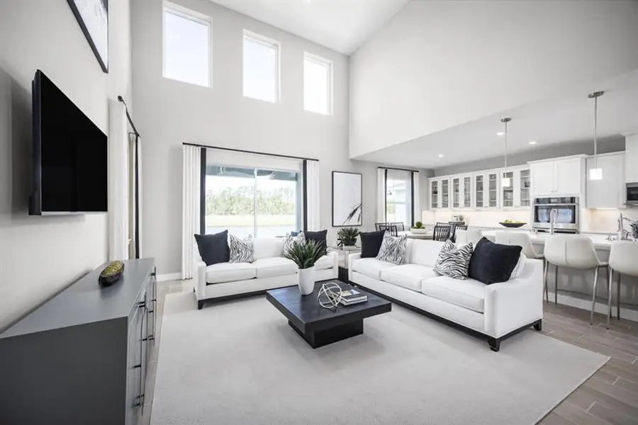 Representative furnished interior of a home built from the Winterset by Ryan Homes in Bellaviva, Auburndale (Image 4).