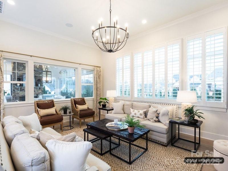 Furnished interior view inside a new home in , Waxhaw (Image 20). Furnished interior view inside a new home in , Waxhaw (Image 20).