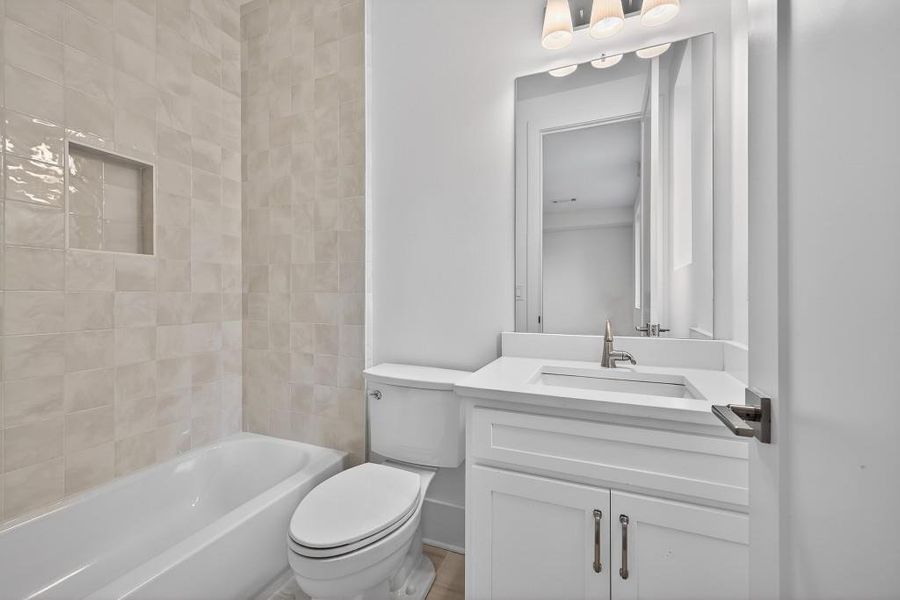 Furnished interior view inside a new home in , Decatur (Image 15).