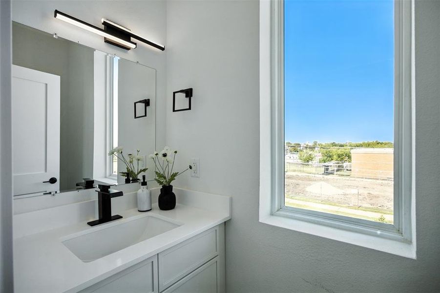 Furnished interior view inside a new home in , Dallas (Image 5).