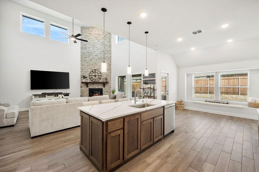 Furnished interior view inside a new home in , McLendon-Chisholm (Image 29).