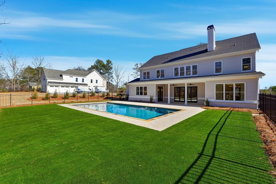Exterior details and patio area of a home in , Marietta (Image 3).