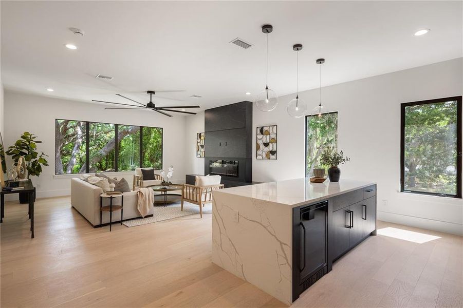 Furnished interior view inside a new home in , Windermere (Image 6).