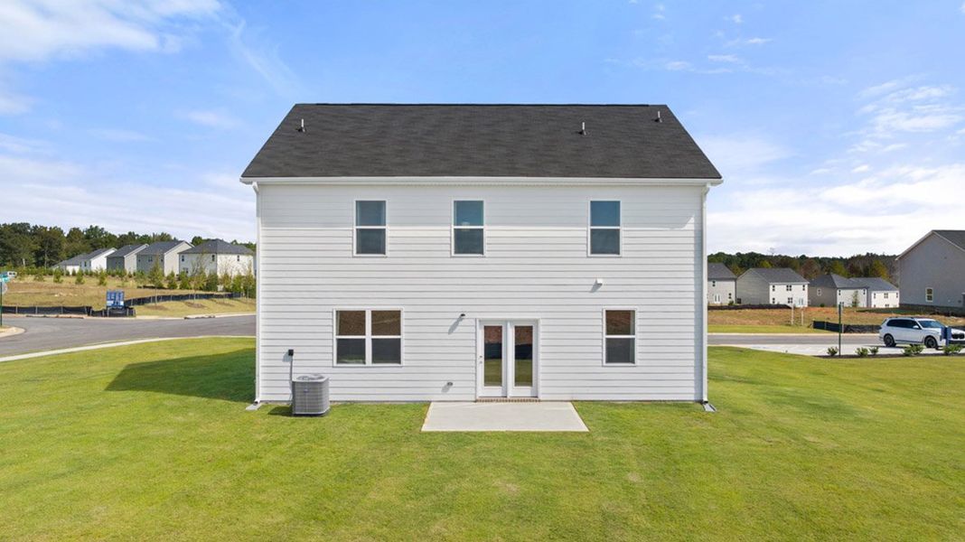 Representative exterior details of a home built from the Galen by D.R. Horton in Teamon Pointe, Griffin (Image 24). Representative exterior details of a home built from the Galen by D.R. Horton in Teamon Pointe, Griffin (Image 24).