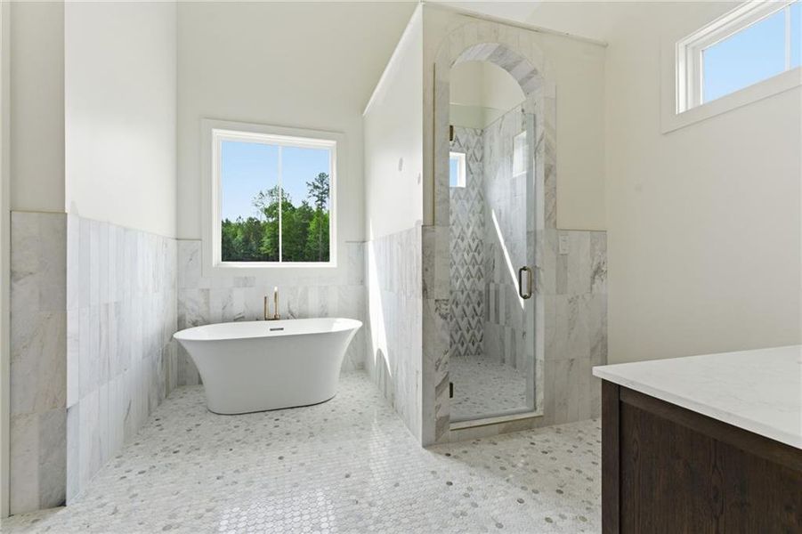 Furnished interior view inside a new home in , Newnan (Image 9).