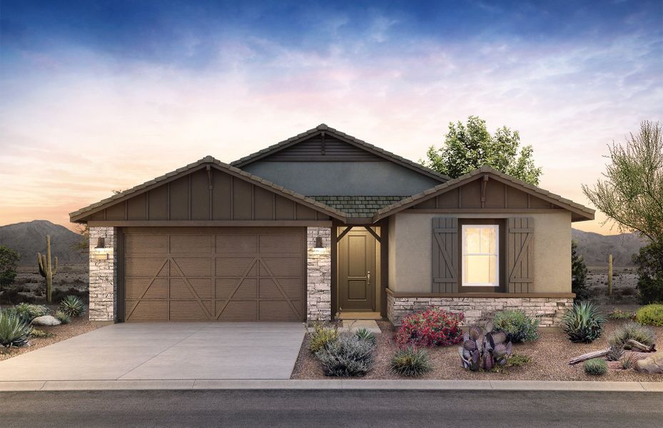 Front exterior of a home in the Altitude at Northpointe community, located in Peoria, AZ (Image 14).