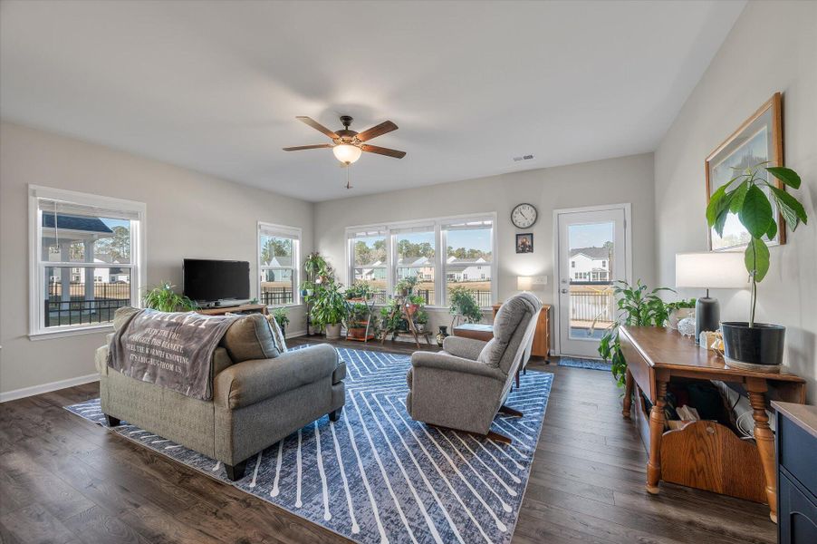 Furnished interior view inside a new home in , Ravenel (Image 11).
