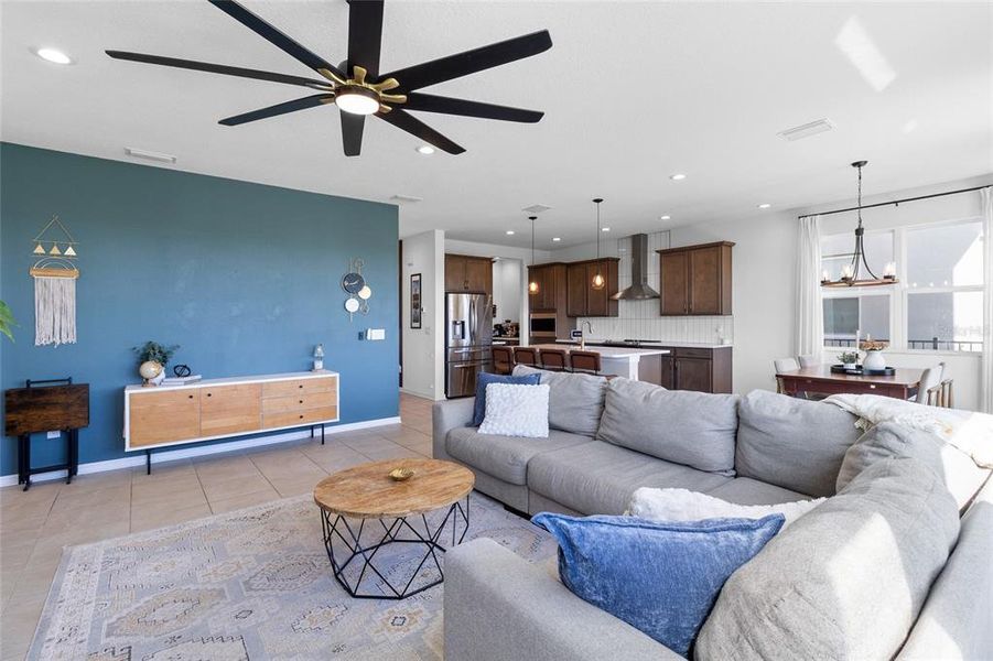 Furnished interior view inside a new home in Isles at Bayview, Parrish (Image 6).