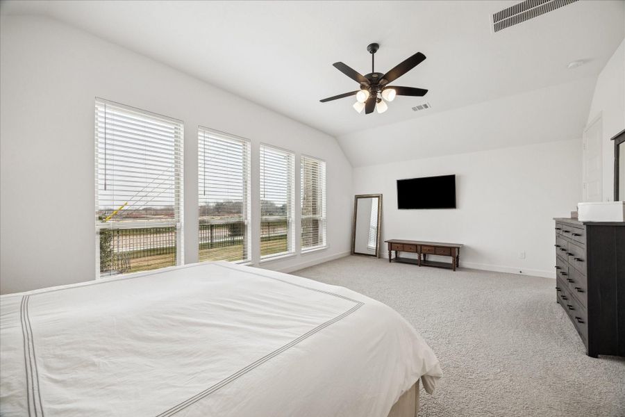 Furnished interior view inside a new home in Cross Creek West, Fulshear (Image 24).