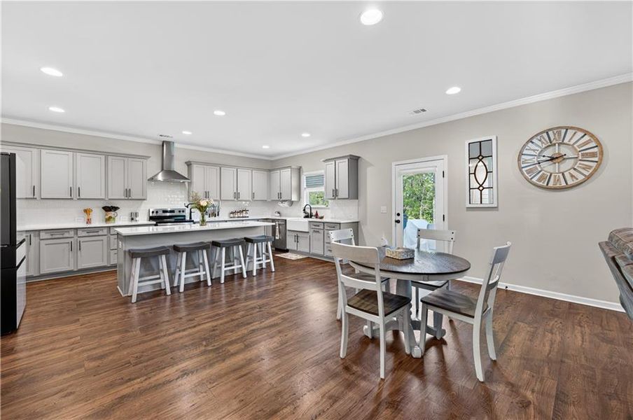 Furnished interior view inside a new home in , Dahlonega (Image 10).