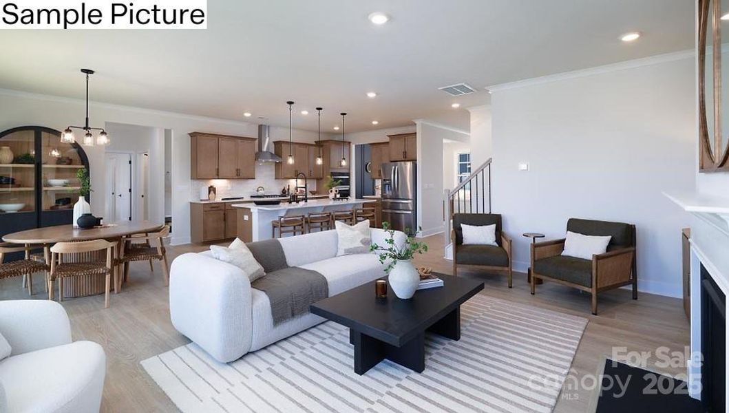 Furnished interior view inside a new home in Westport, York (Image 5).