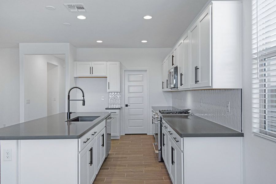 Representative furnished interior of a home built from the Evergreen by Taylor Morrison in Combs Ranch Discovery Collection, San Tan Valley (Image 7).