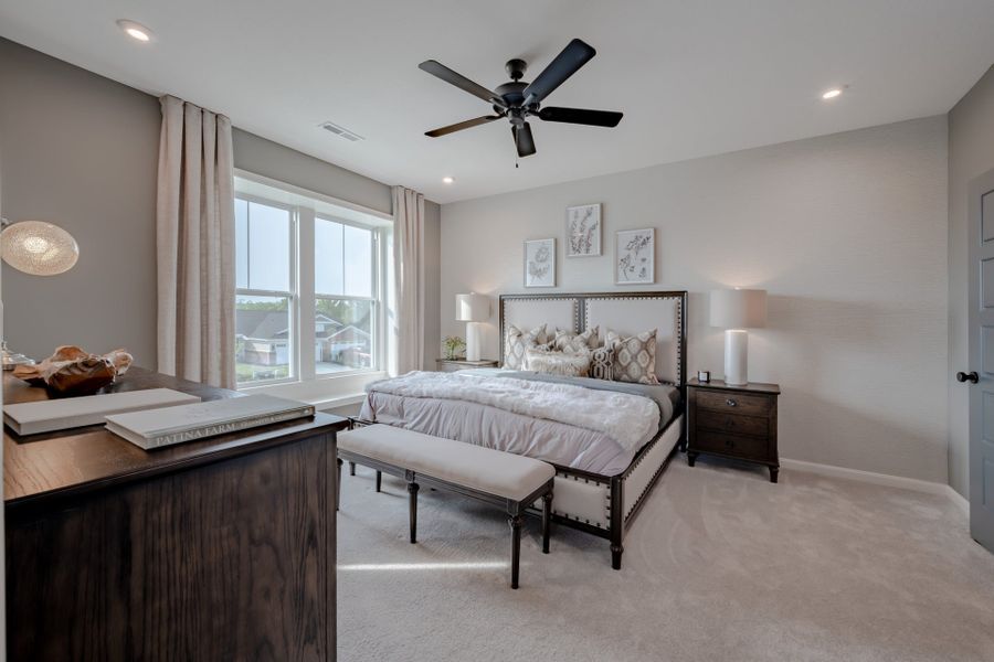 Representative furnished interior of a home built from the Hudson by Fischer Homes in Villas at Gold Creek, Dawsonville (Image 9).