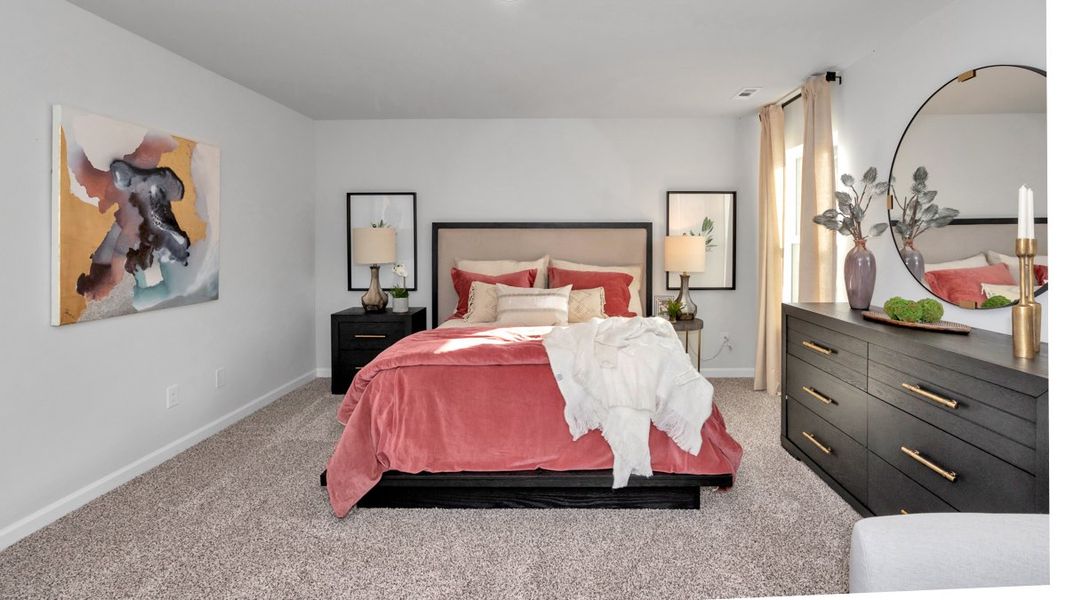 Representative furnished interior of a home built from the Lakeside by D.R. Horton in Bailey Park, Fayetteville (Image 23).