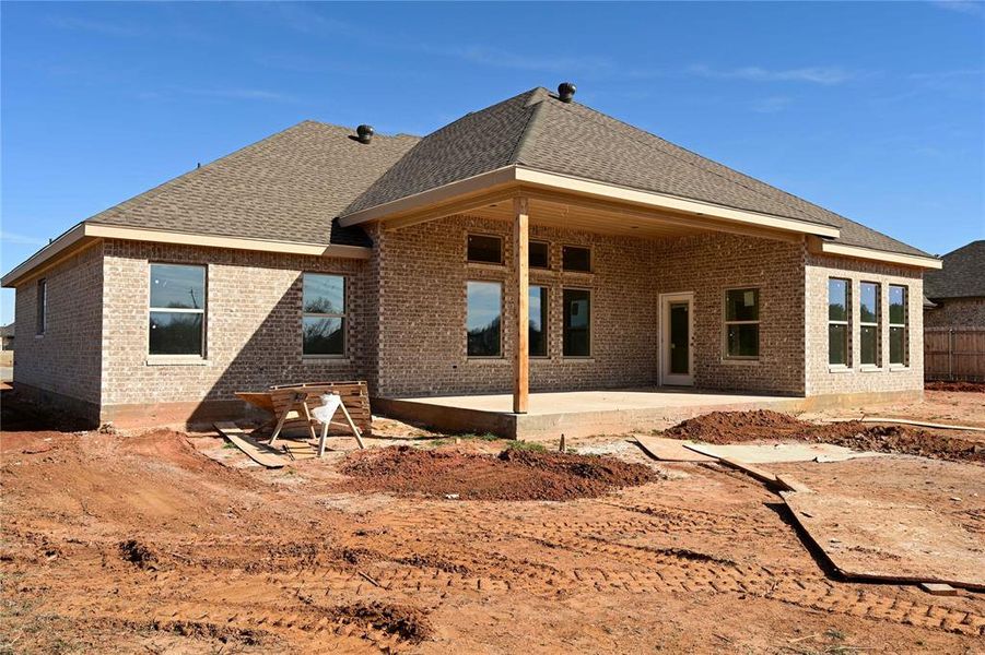 In-progress construction of a new home in , Abilene, TX (Image 3).