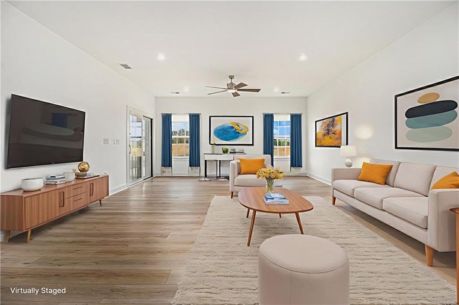 Furnished interior view inside a new home in , McDonough (Image 13).