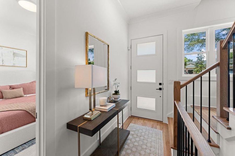 Furnished interior view inside a new home in The Carlyle, Marietta (Image 7).