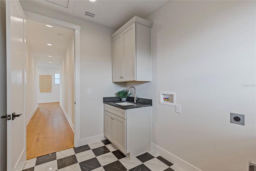 Furnished interior view inside a new home in , St. Petersburg (Image 18).