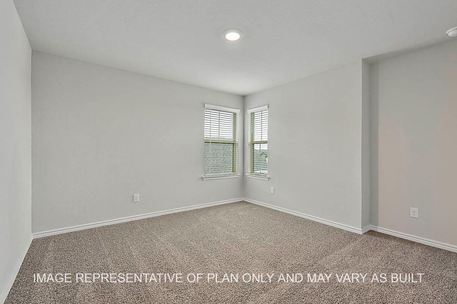Representative unfurnished interior of a home built from the Sonoma by D.R. Horton in Southern Pointe, College Station (Image 21). Representative unfurnished interior of a home built from the Sonoma by D.R. Horton in Southern Pointe, College Station (Image 21).