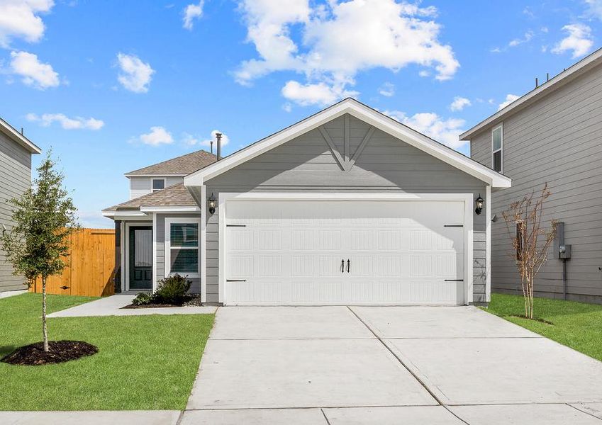 The Atticus is a beautiful one-story siding home.