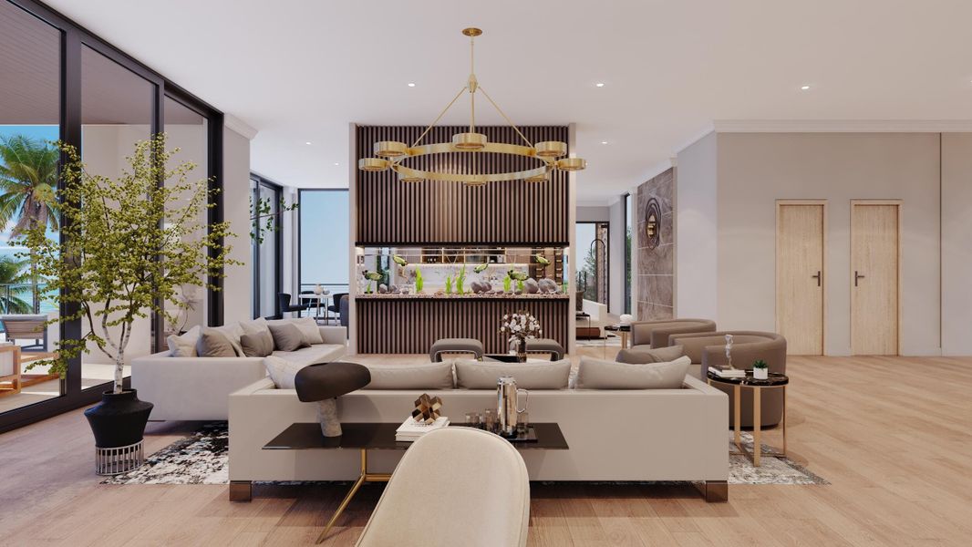 OTC-821-BROWN RES Living