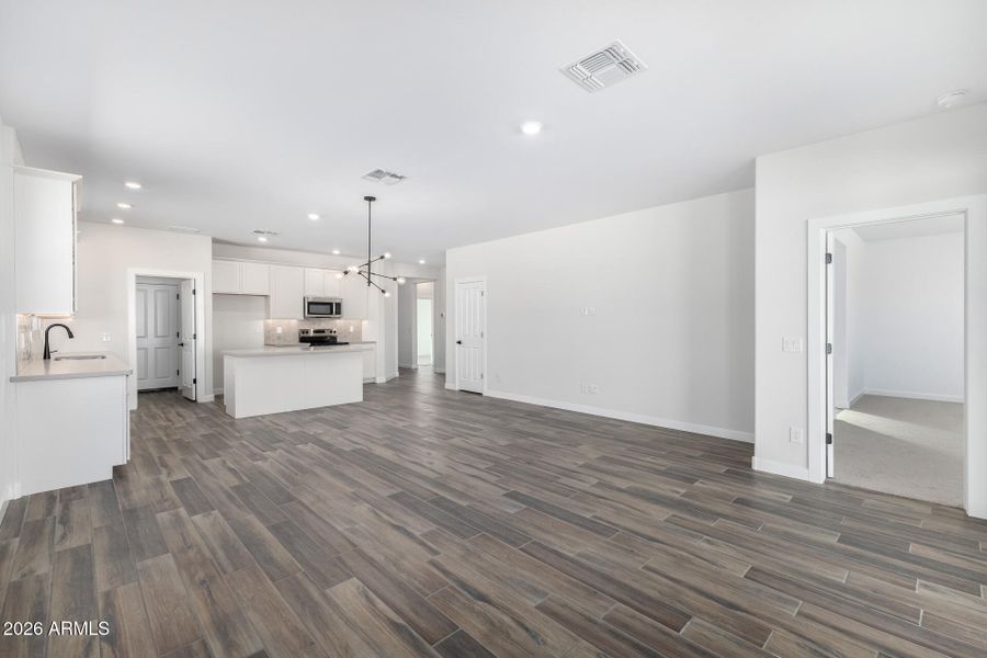 Great Room-Entrance to Master Bedroom