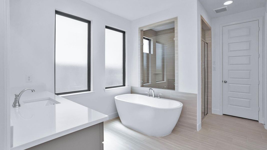 Furnished interior view inside a new home in Everly, Tomball (Image 5).