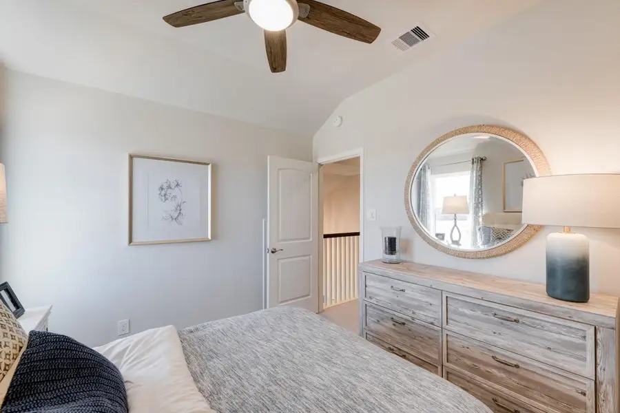 Furnished interior view inside a new home in Elyson: Elyson Duets, Katy (Image 12). Furnished interior view inside a new home in Elyson: Elyson Duets, Katy (Image 12).