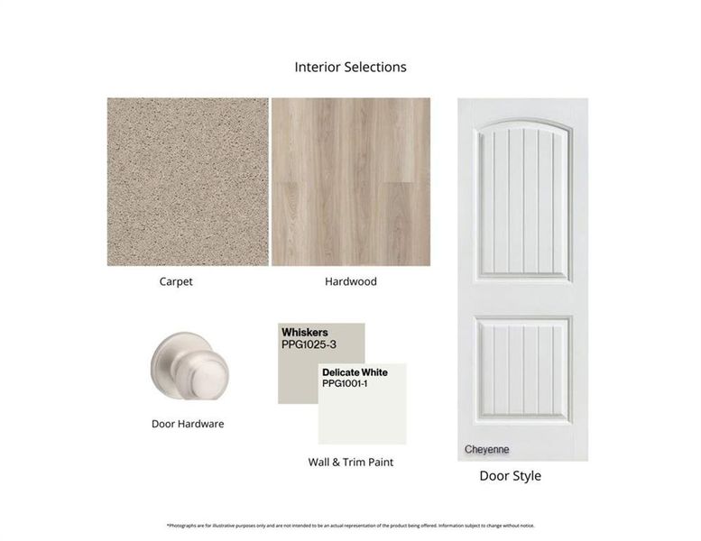 Sample of building materials used in homes in Villas at Gold Creek, Dawsonville (Image 4).