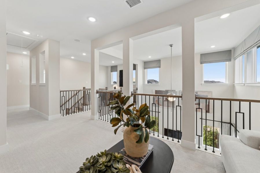 Representative furnished interior of a home built from the Broadway by Landon Homes in Fields - East Village, Frisco (Image 26). Representative furnished interior of a home built from the Broadway by Landon Homes in Fields - East Village, Frisco (Image 26).