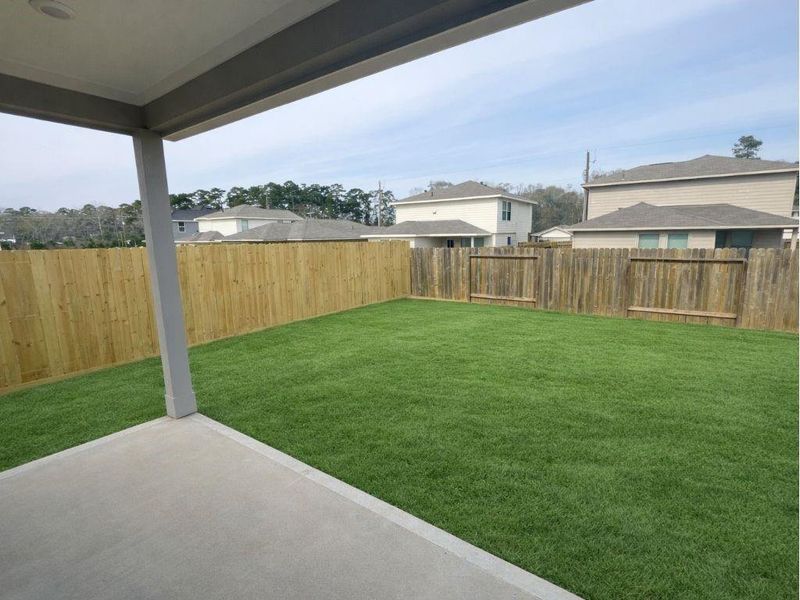 Exterior details and patio area of a home in Hill & Dale Ranch, Splendora (Image 2). Exterior details and patio area of a home in Hill & Dale Ranch, Splendora (Image 2).