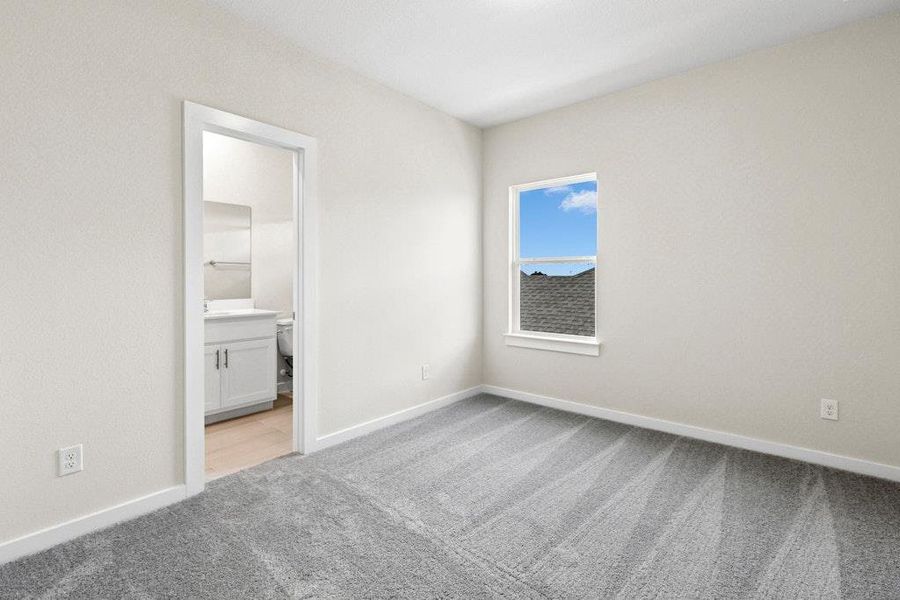 Spacious, unfurnished interior of a new home in Santa Rita Ranch, Liberty Hill (Image 25). Spacious, unfurnished interior of a new home in Santa Rita Ranch, Liberty Hill (Image 25).
