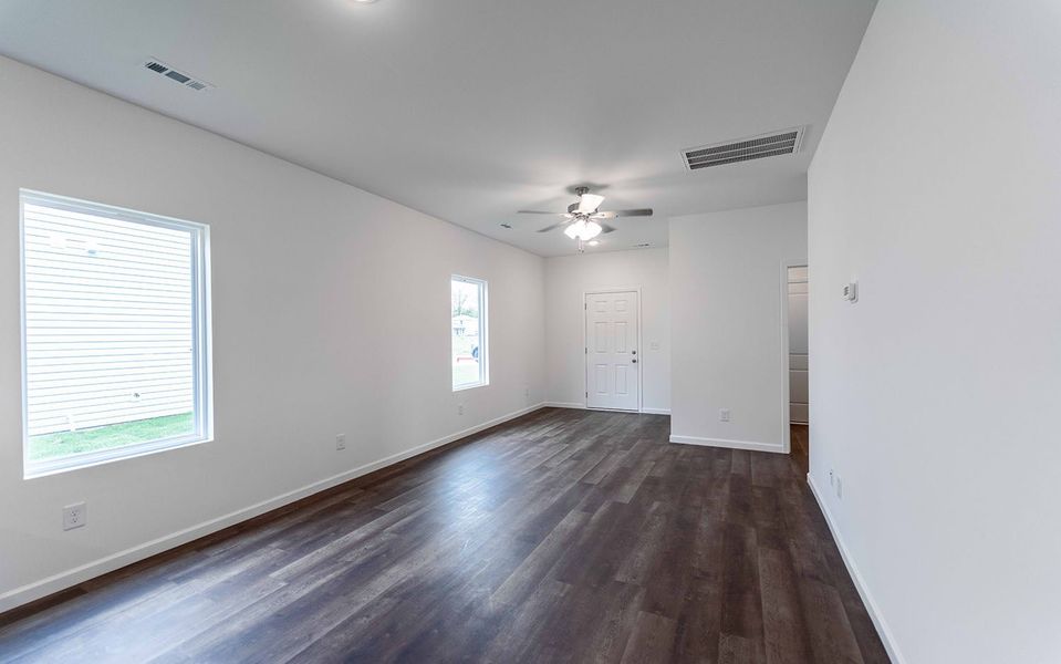 Spacious, unfurnished interior of a new home in Stonehenge, Manchester (Image 8).