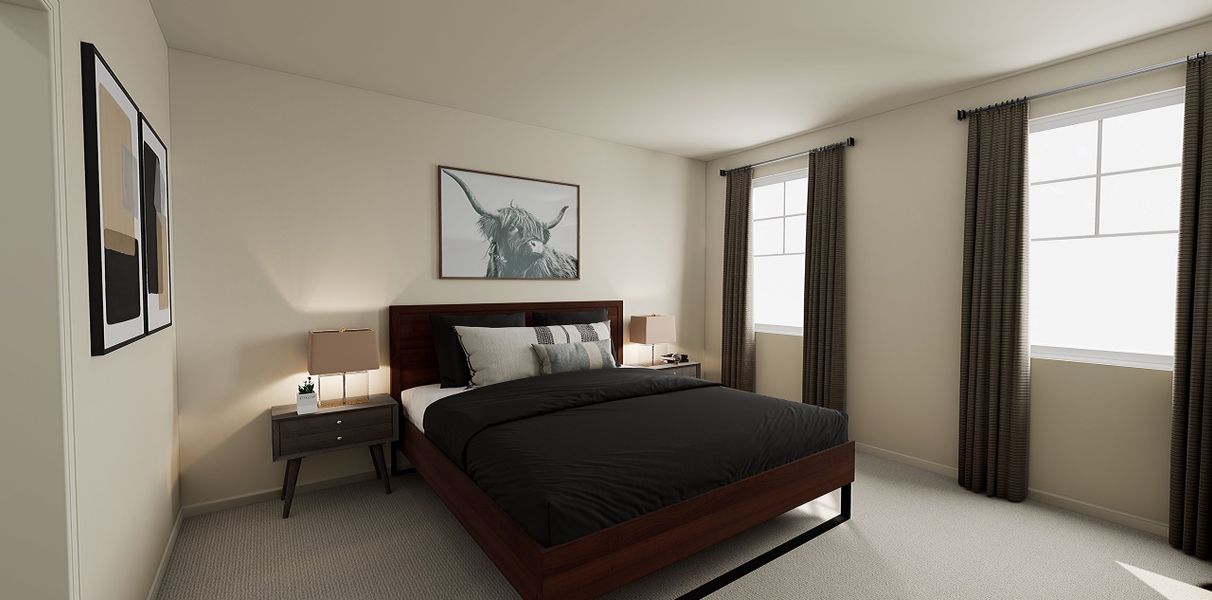 Representative furnished interior of a home built from the 1 by Tri Pointe Homes in Sugar Mill Village, Longmont (Image 14).
