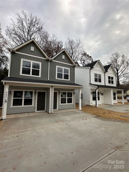 Front exterior of a new home in , Charlotte, NC, highlighting curb appeal (Image 15). Front exterior of a new home in , Charlotte, NC, highlighting curb appeal (Image 15).