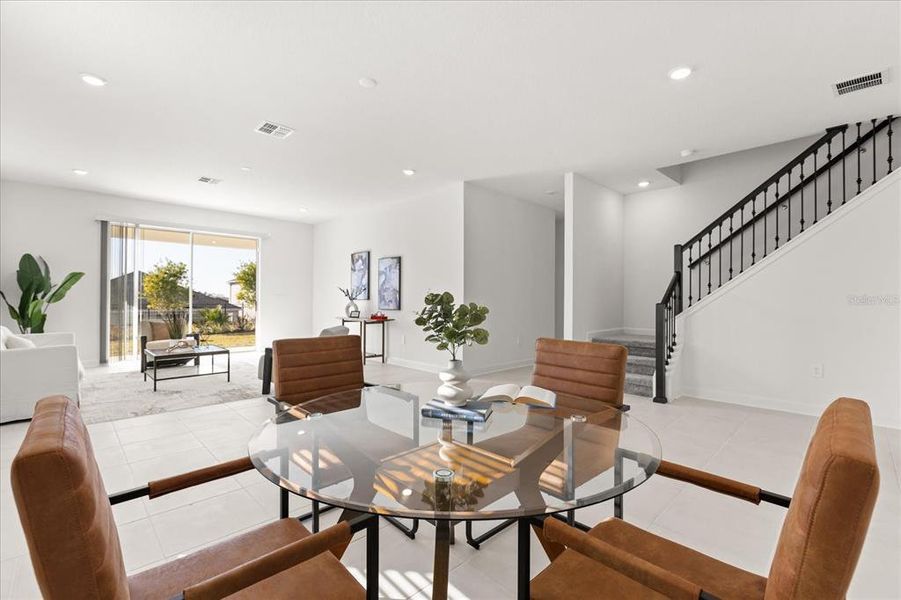 Furnished interior view inside a new home in Dora Parc, Mount Dora (Image 50).