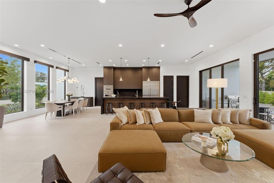 Furnished interior view inside a new home in , Wilton Manors (Image 8).