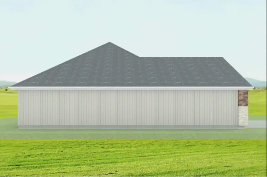 Exterior rendering of this home design in , Cleveland, TX (Image 1).