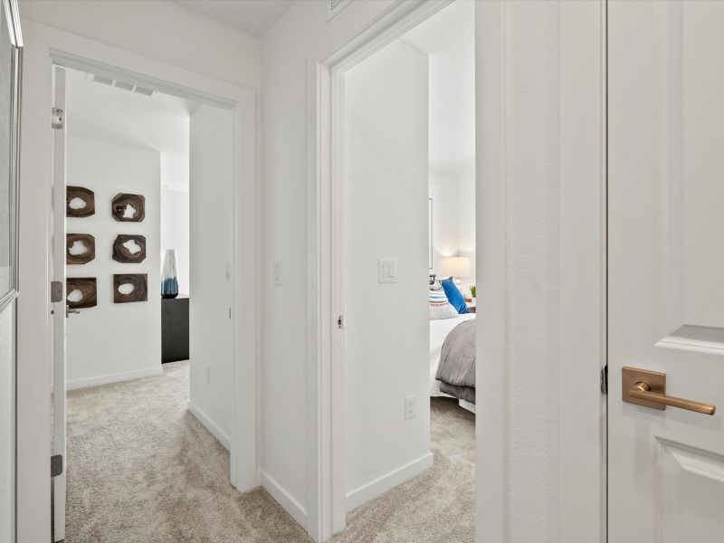 Furnished interior view inside a new home in The Hub at Virginia Village, Denver (Image 21).