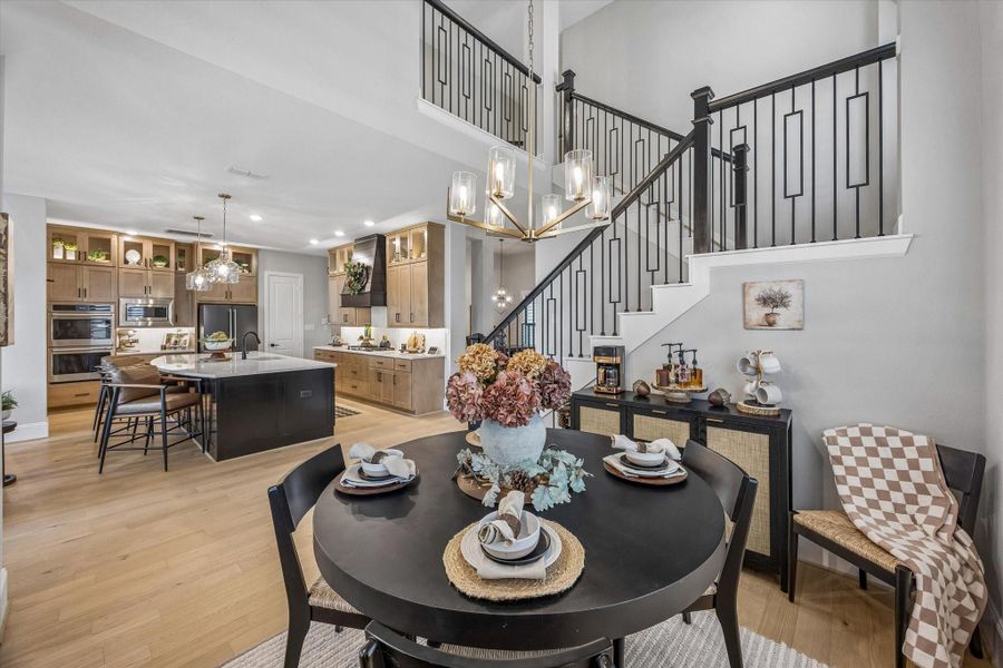 Furnished interior view inside a new home in Prairieland Village - Summit Collection, Cypress (Image 38).