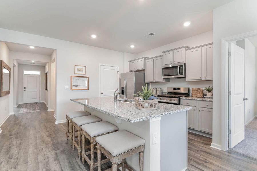 Representative furnished interior of a home built from the ARIA by D.R. Horton in The Reserve at Wild Horse, Conway (Image 10).